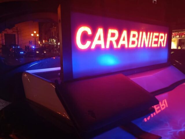milazzo carabinieri notturna