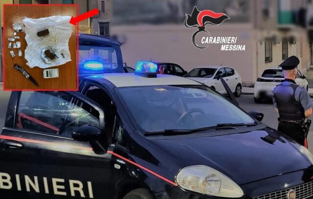 messina droga carabinieri