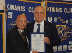 La campana del Kiwanis Club di Capo d’Orlando passa a Gaetano Vinci