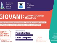 Naso aderisce al progetto “Giovani siciliani: i Comuni in ascolto”