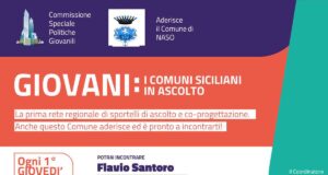 Naso aderisce al progetto “Giovani siciliani: i Comuni in ascolto”