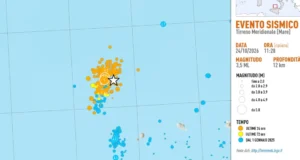 Terremoto nel Tirreno meridionale, oltre 150 scosse al largo delle Eolie: quattro eventi sopra magnitudo 4